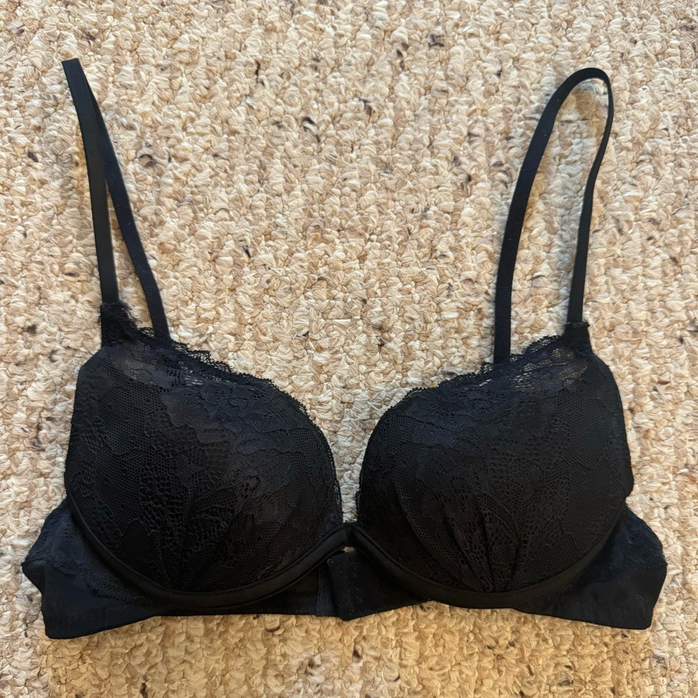 *3 for $12* F21 Black Lace Pushup Bra